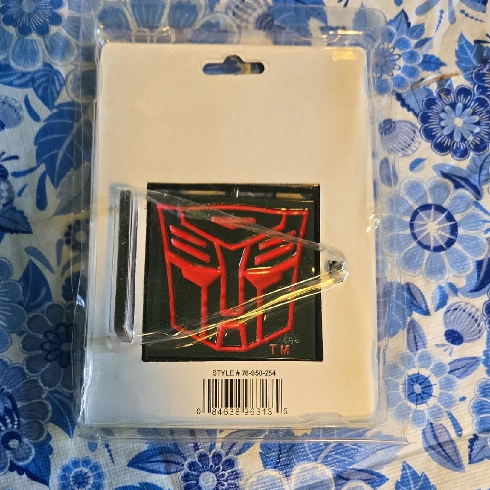 Hasbro Transformers Reversible Belt Buckle - Purple and Black